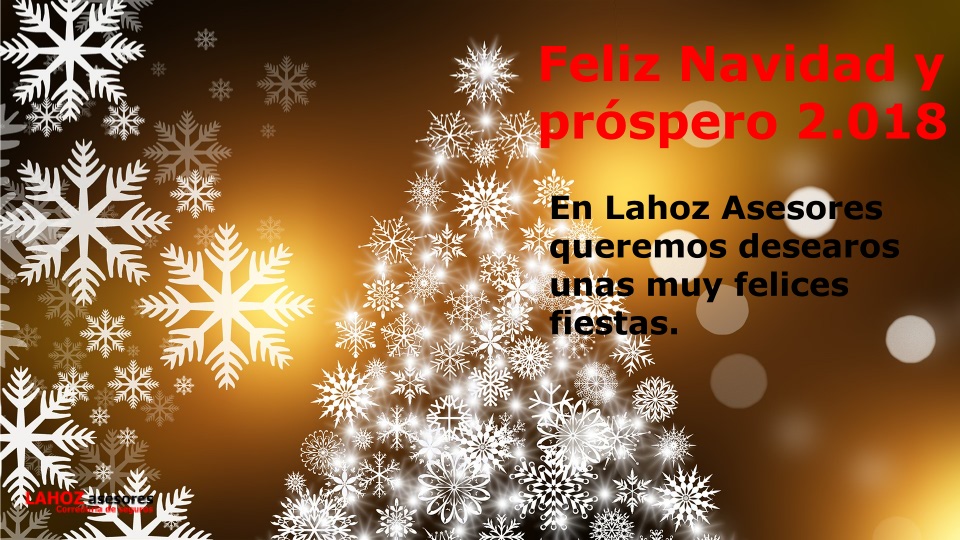 Feliz Navidad y próspero 2018